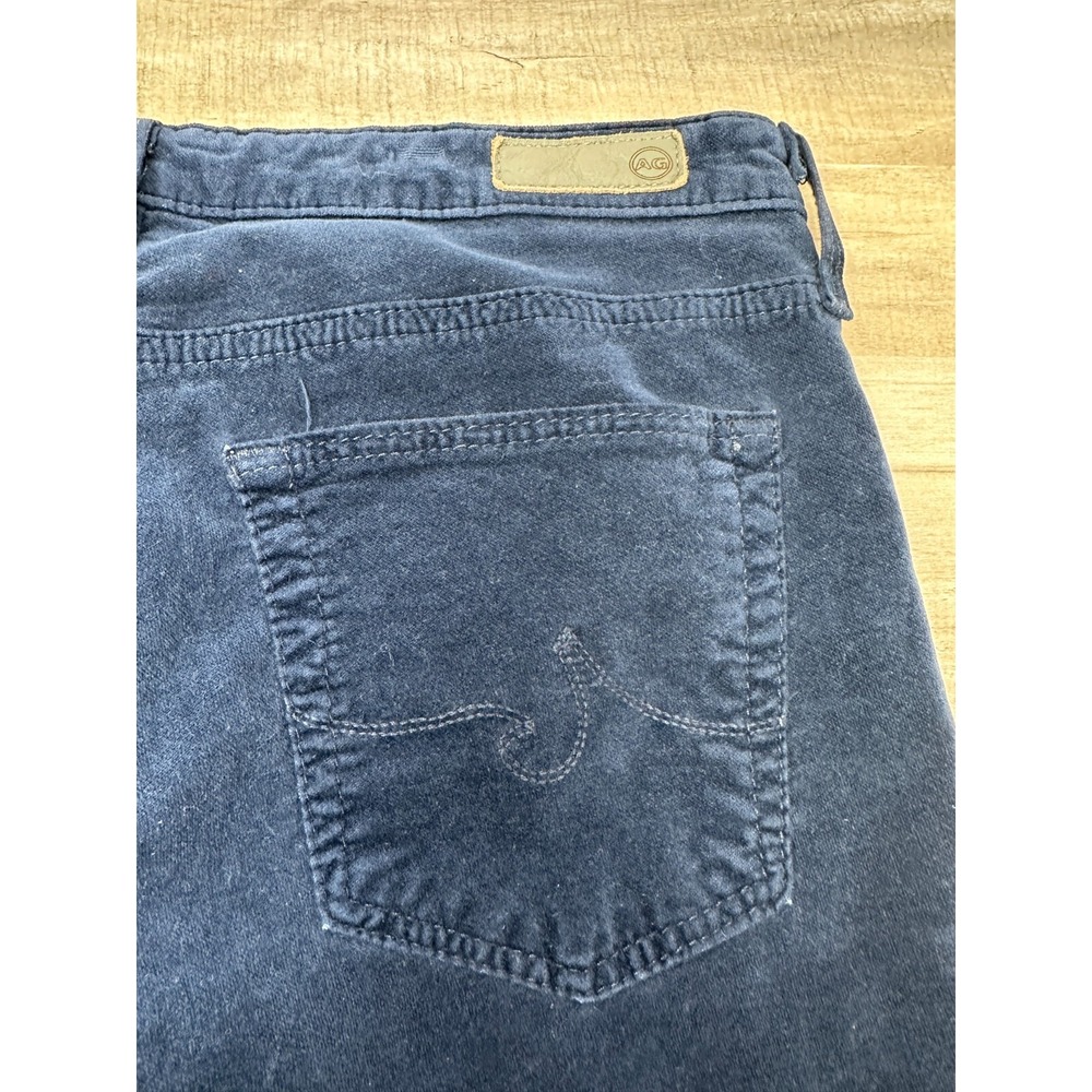 AG Adriano Goldschmied Anthropologie The Stevie Ankle Slim Straight Velvet Sz 27 - Picture 3 of 11